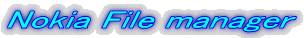Nokia File manager